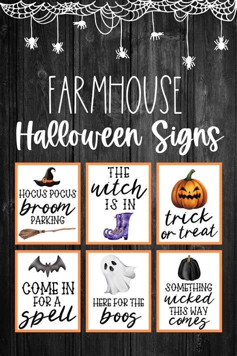 Printable Halloween Sign