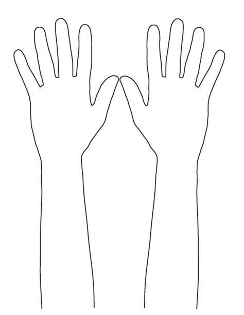 Printable Hand Template For Henna