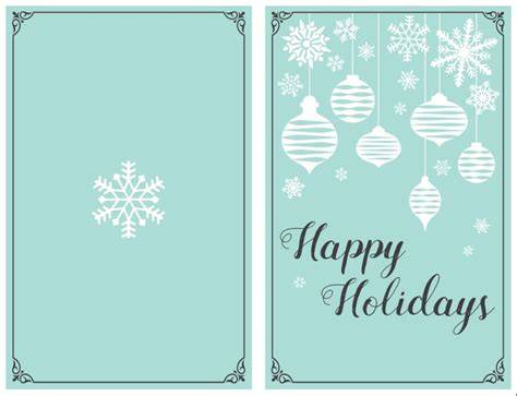 Printable Happy Holiday Cards