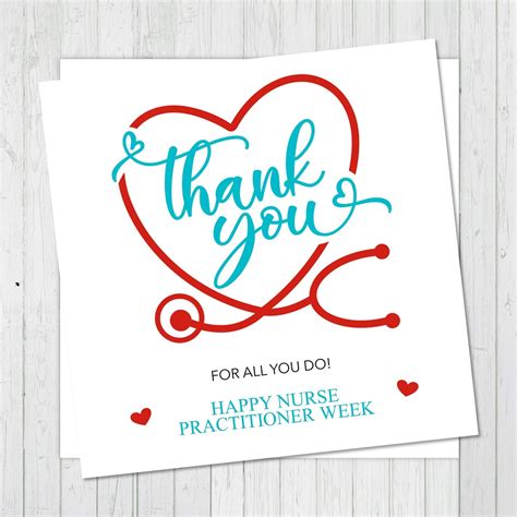 Printable Happy Nurse Practitioner Week