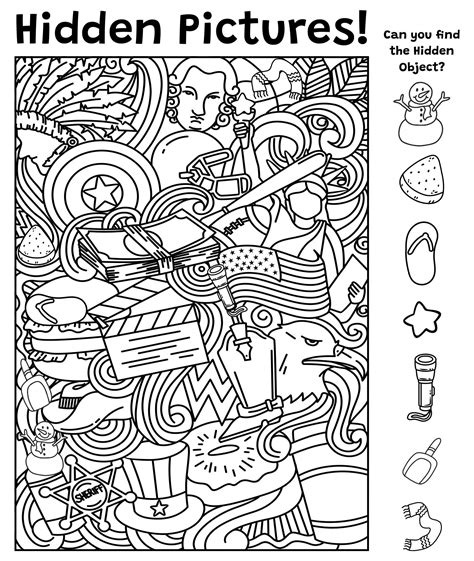 Printable Hidden Pictures Free