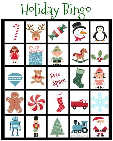 Printable Holiday Bingo