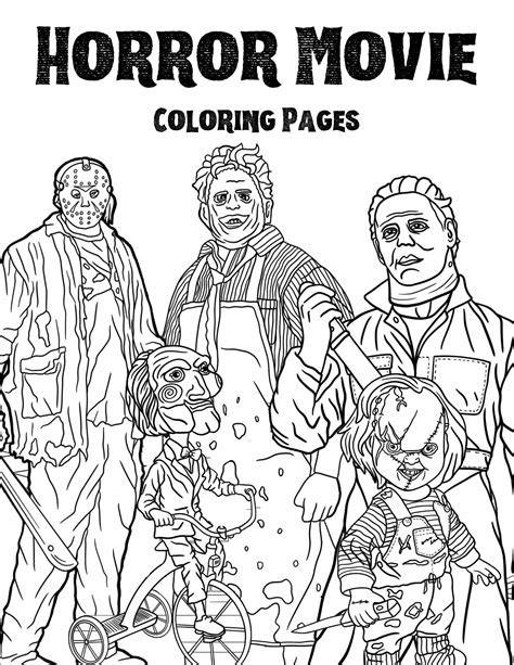 Printable Horror Coloring Pages
