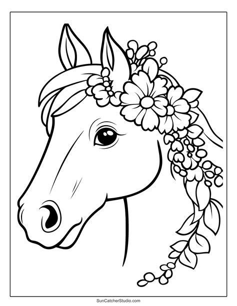 Printable Horse Coloring Pages