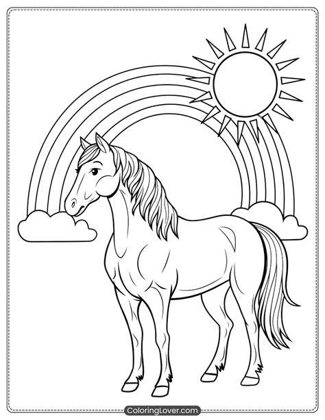 Printable Horse Pictures To Color
