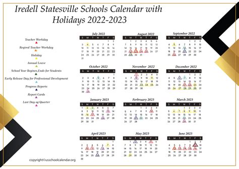 iredell statesville schools calendar