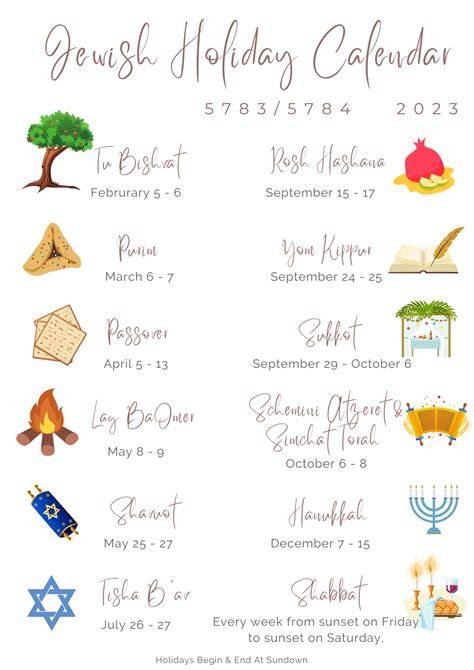 jewish calendar 2024