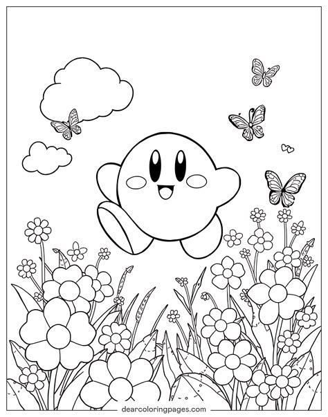 Printable Kirby Coloring Pages