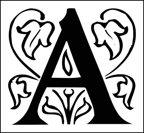 Printable Large Stencil Letters