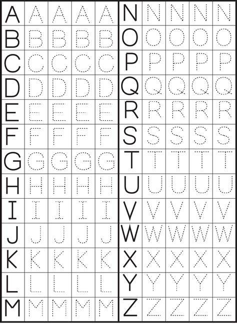 Printable Letter Tracing Worksheets