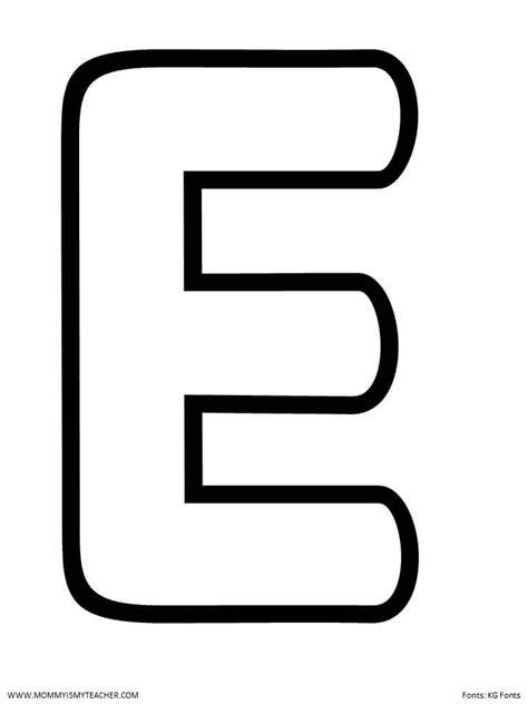 Printable Letters E