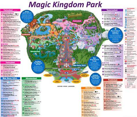 Printable Magic Kingdom Map 2024