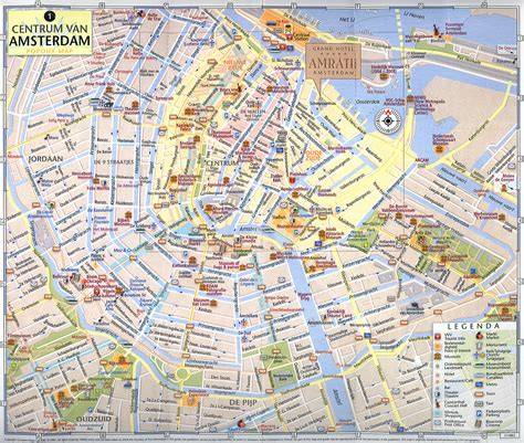 Printable Map Amsterdam