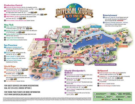 Printable Map Of Universal Studios Orlando