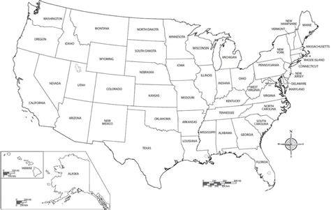 Printable Map Of Us