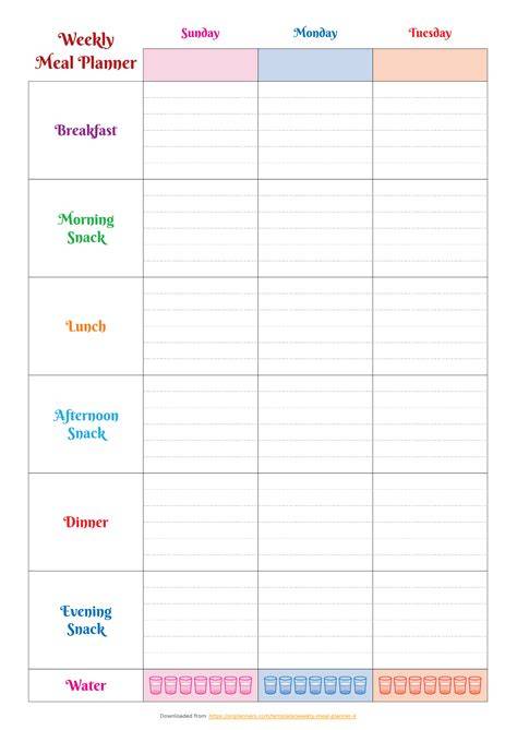 Printable Meal Planner Pdf