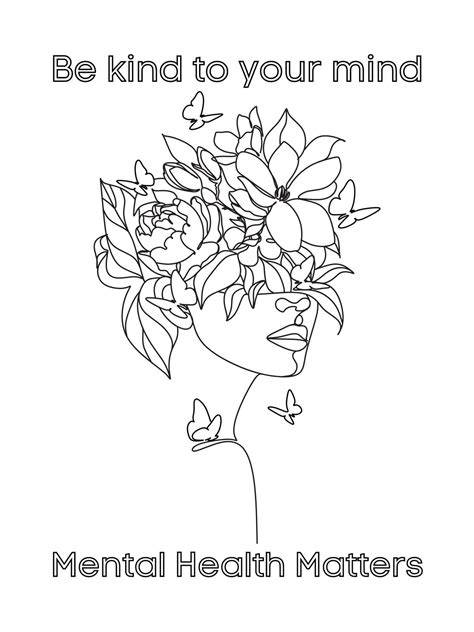Printable Mental Health Coloring Pages