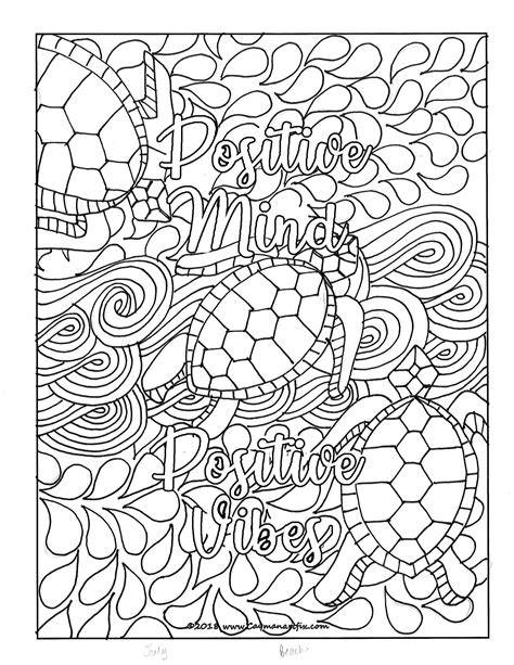 Printable Mindful Coloring Pages