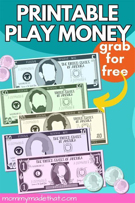 Printable Money Sheets