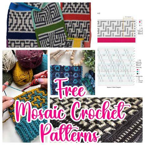 Printable Mosaic Crochet Pattern Charts