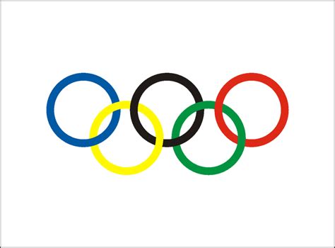 Printable Olympic Flag