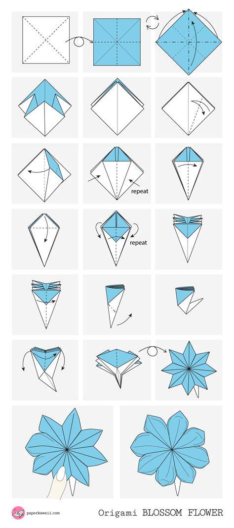 Printable Origami Flower Instructions