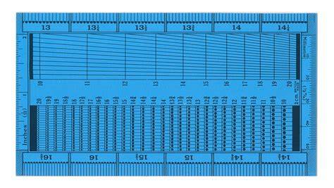 Printable Perforation Gauge