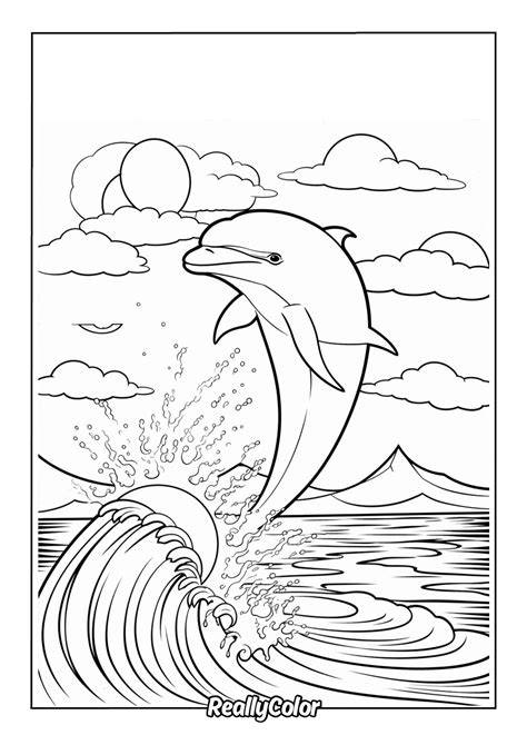 Printable Picture Of A Dolphin