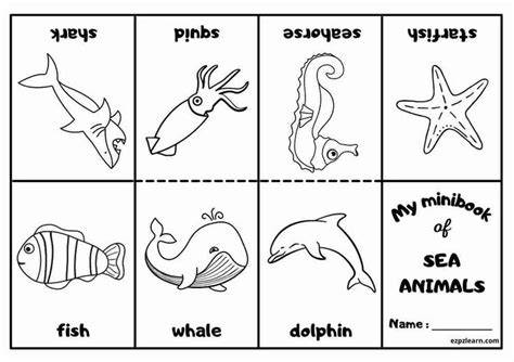 Printable Pictures Of Sea Animals