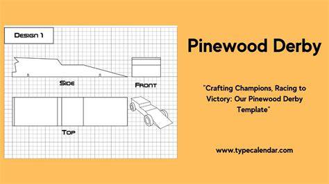 Printable Pinewood Derby Car Design Templates