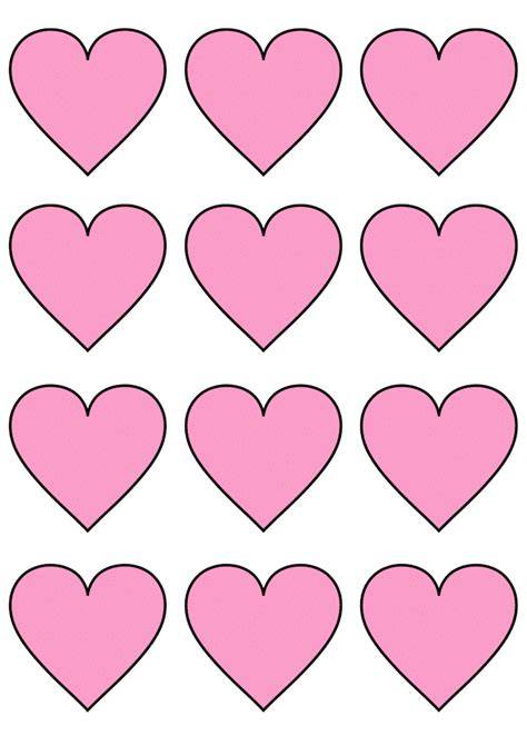 Printable Pink Heart Template