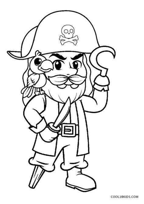 Printable Pirate Coloring Pages