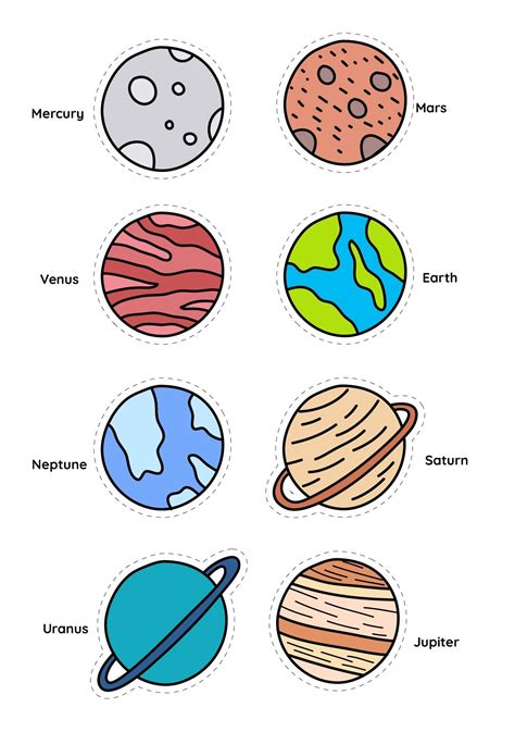 Printable Planets