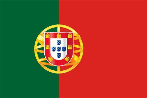 Printable Portuguese Flag