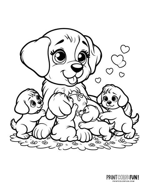 Printable Puppy Coloring Pages