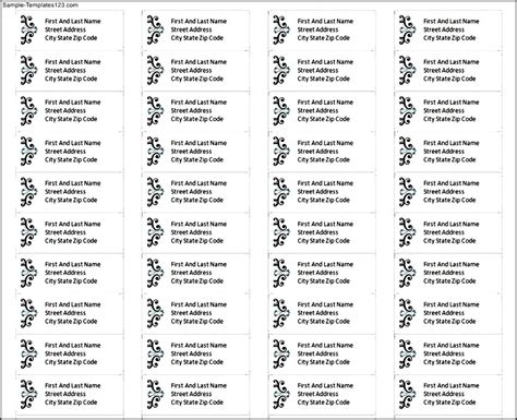 Printable Return Labels