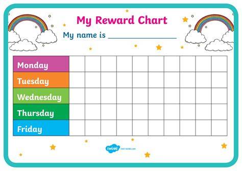 Printable Reward Chart