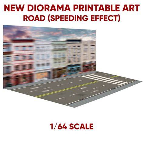 Printable Road Diorama