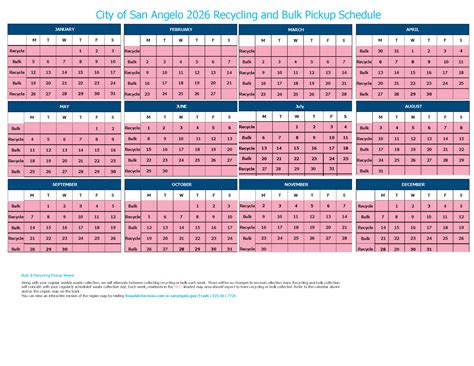 sacramento recycle calendar