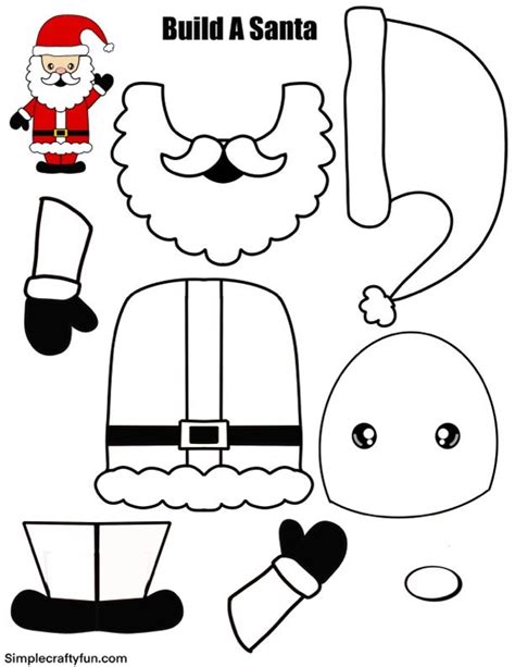 Printable Santa Claus Template
