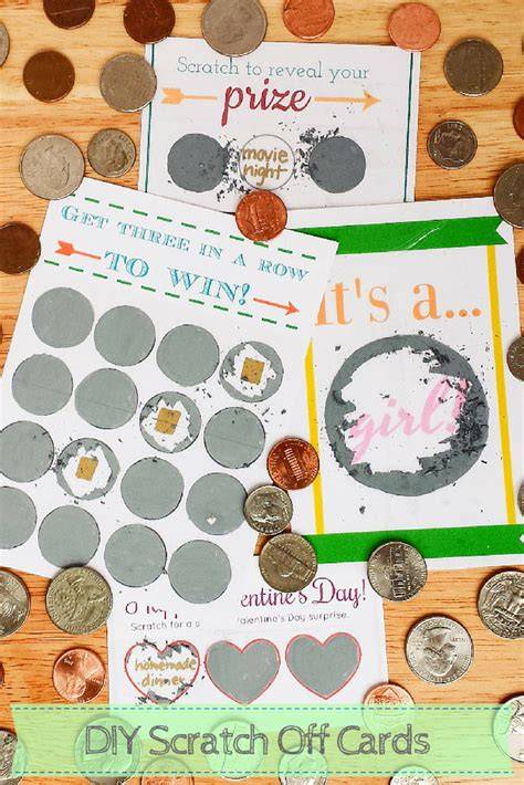 Printable Scratch Off Cards