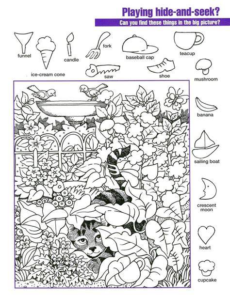 Printable Seek And Find