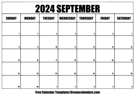 september 2024 calendar