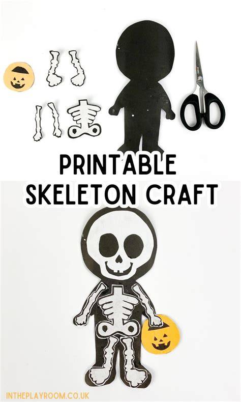 Printable Skeleton Cut Out