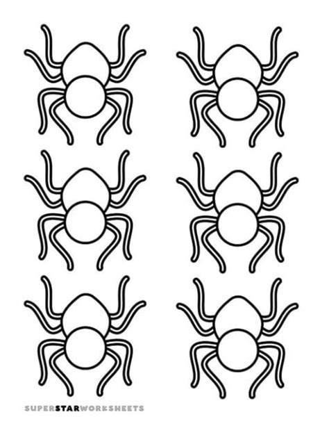 Printable Spider Templates