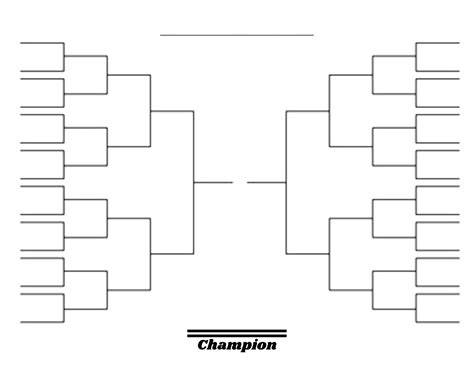 Printable Sports Brackets