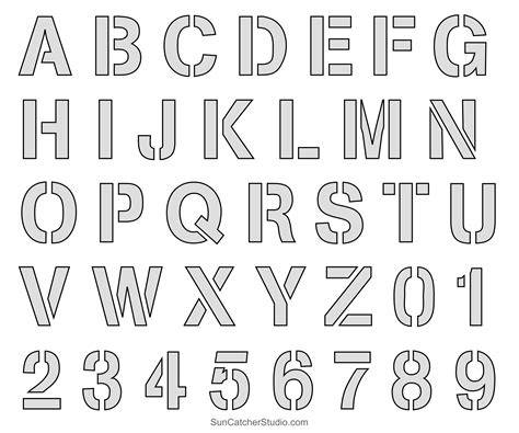 Printable Stencil Letters 2 Inch
