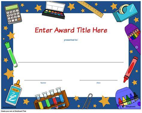 Printable Student Awards Free