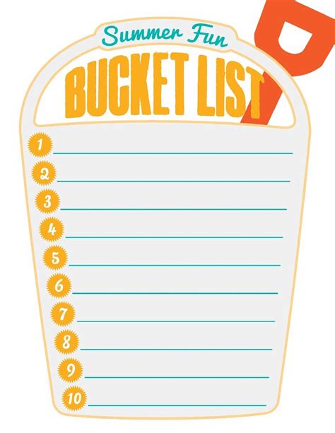 Printable Summer Templates