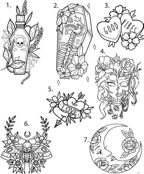 Printable Tattoo Outline Stencils